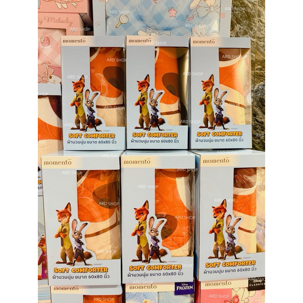 🔥พร้อมส่ง🔥ส่งด่วน✨โมเมนโต Soft&Comfort ผ้านวมนุ่ม ของแท้ 💯 (ขนาด5-6ฟุต) มีหลายลายให้เลือก 💕ของขวัญ ปัจฉิม เทศกาล🛍️ - รูปที่ 5