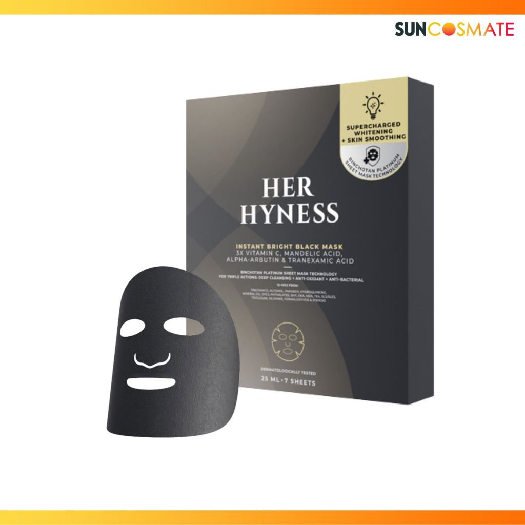 Her Hyness Instant bright Black Mask 25ml.x7sheet