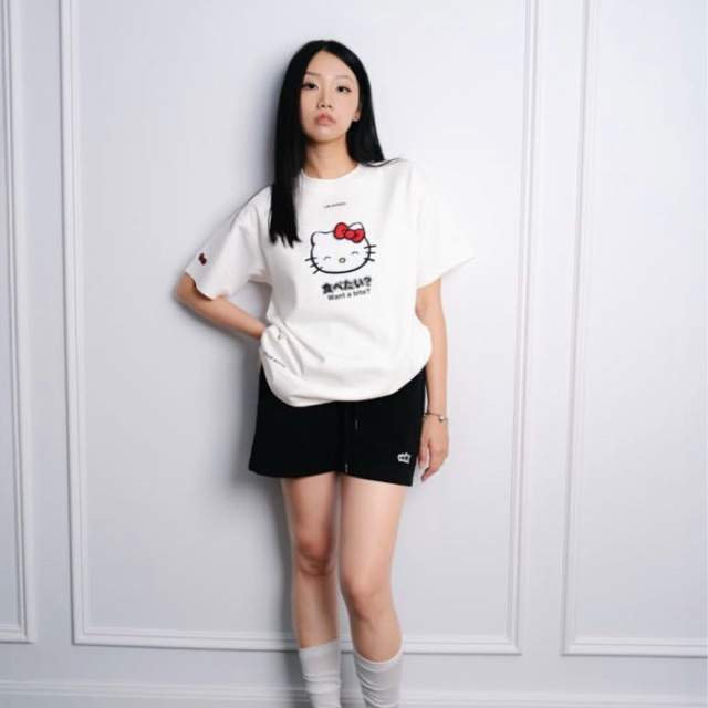 Pre-order (14-20days) แบรนด์เวียดนาม 🇻🇳 Levents® | Levents® X Hello Kitty - Joy Icon Heavyweight Ove