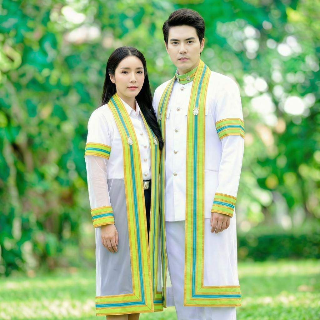 "ธีน์-ฟอร์ม" ชุดครุย ม.เทคโนโลยีราชมงคลกรุงเทพ (พร้อมเข็มครุย) วัดตัวออนไลน์