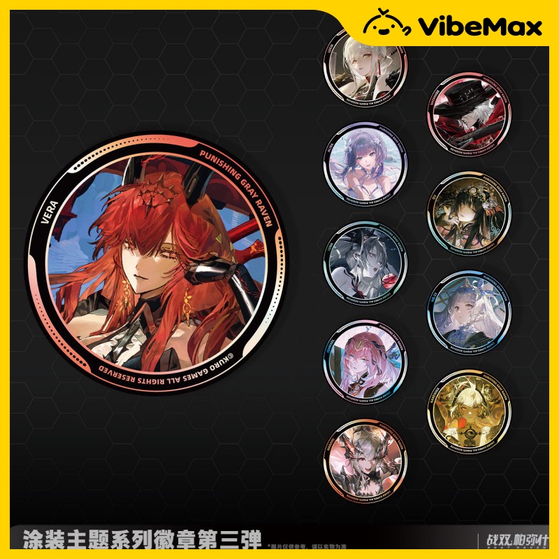 [✨NEW⚡พร้อมส่ง] Punishing Gray Raven เข็มกลัด Punishing: Gray Raven Painted Theme Series Vol. 3