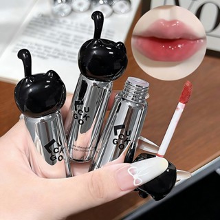 ลิปกลอสน้ำผลไม้ ฉ่ำวาวบางเบา ฉ่ำใสแบบกระจก ติดทนนาน ให้ความช…