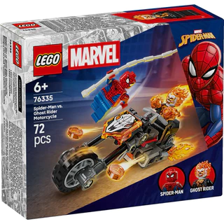 (ส่งด่วนภายในวันได้) Lego Marvel 76335 Spider-Man vs. Ghost Rider Motorcycle