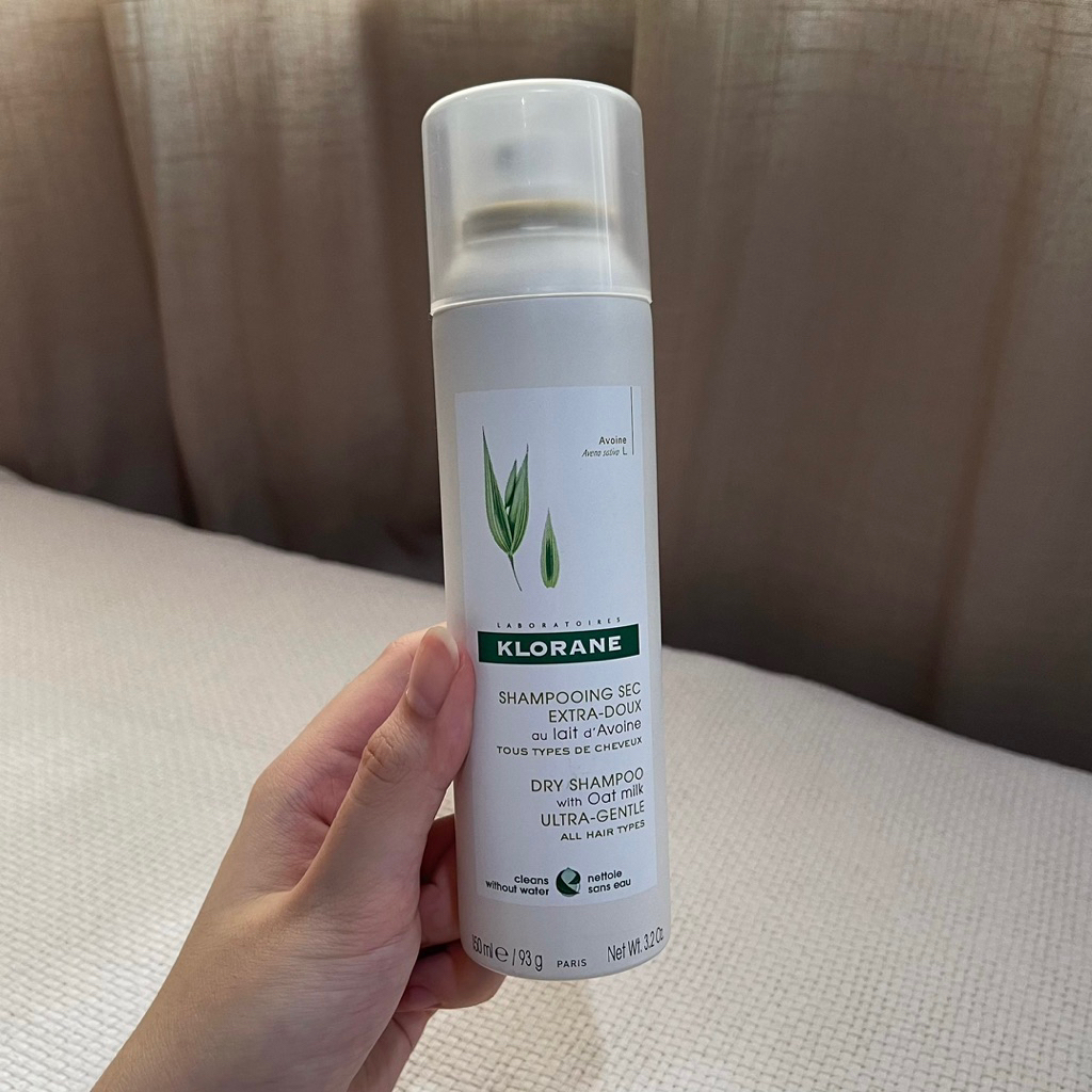 Klorane Dry Shampoo with Oat Milk 150 ml ของแท้ 100% ซื้อจากปารีส ฝรั่งเศษ
