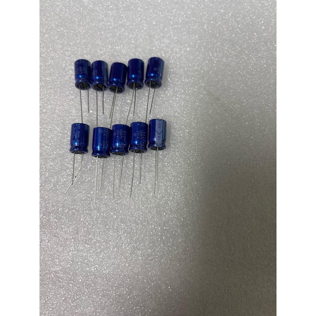 C470uf/25vยี่ห้อELNA85’Cจำนวน10ตัว