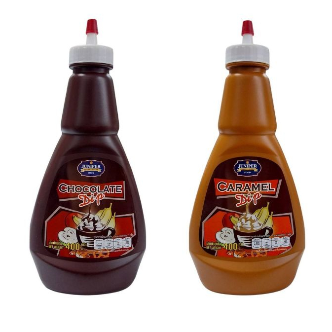 Ratika | Juniper Dip  ขนาด 400 g. ( Chocolate / Caramel ) รุ่นใหม่ ขวดบีบ