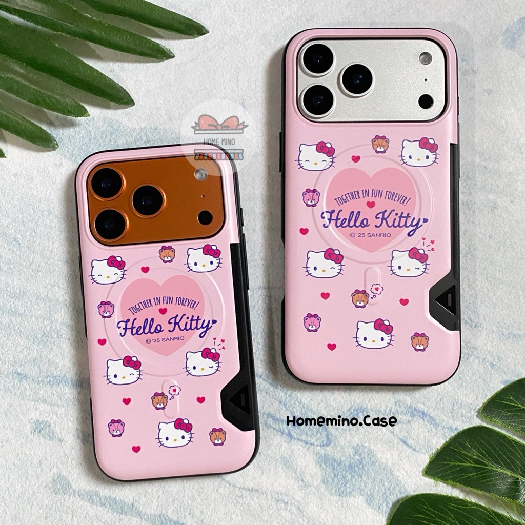 🌈 พร้อมส่ง 🌺 Sanrio Hello Kitty MS Case เคสคิตตี้ แม่เหล็ก ลิขสิทธิ์แท้ (17 Pro Max/17 Pro/i17/16 Pr