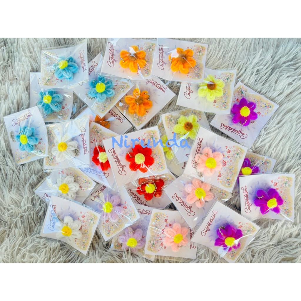 การ์ดดอกไม้ Congratulations ดอกเดซี่ 10 บาท