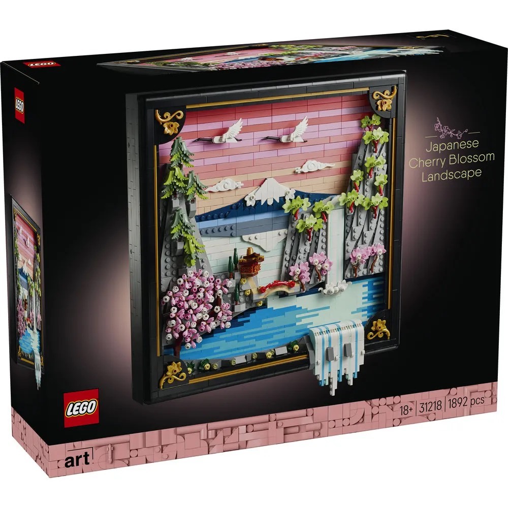 Lego Art 31218 Japanese Cherry Blossom Landscape กล่องใหม่ สินค้าพร้อมส่ง ของแท้ 100%