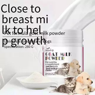 TCS GOAT MILK POWDER 280g. ผสมนมผงแกะ โปรตีนสูง กลิ่นหอมมมาก สามารถละลายในน้ำได้ง่าย