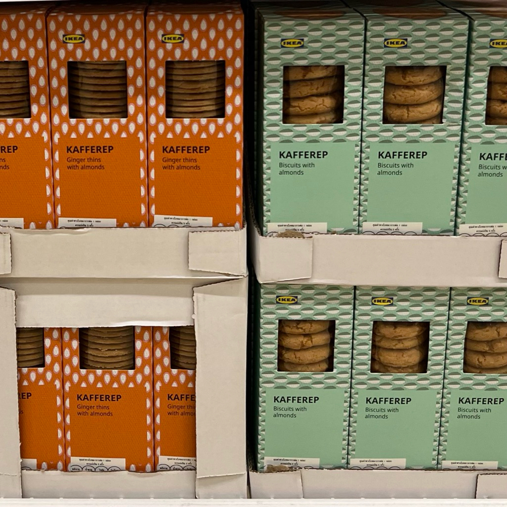 ขนมปังกรอบรสขิง,บิสกิตของอิเกียแท้ 100%  160 g.หยิบใหม่ทุกวัน ไม่เก็บสต้อค
