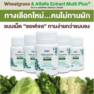 ** โปร 5 กระปุก ** ผักเม็ด Wheatgrass & Alfalfa Extract Mult…