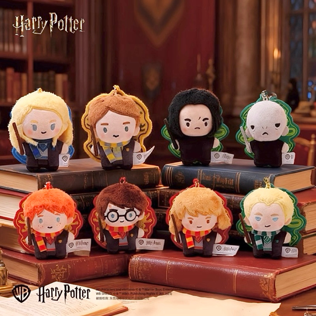 🦉พร้อมส่ง(สุ่ม)🪄 พวงกุญแจตุ๊กตา Harry Potter (Ver.2) | HUGKIS X Harry Potter ลิขสิทธิ์แท้🧙🏻‍♂️