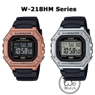 !!ประกัน1ปีและกล่อง CMG!! CASIO  รุ่น W-218HM นาฬิกาข้อมือผู้ชาย W218H W218 W-218HM-5B W-218HM-7A