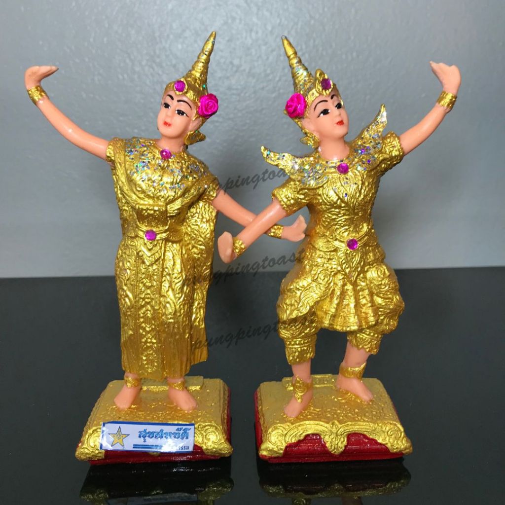 เครื่องตั้งศาล นางรำ นางละคร ความสูง19เซนติเมตร