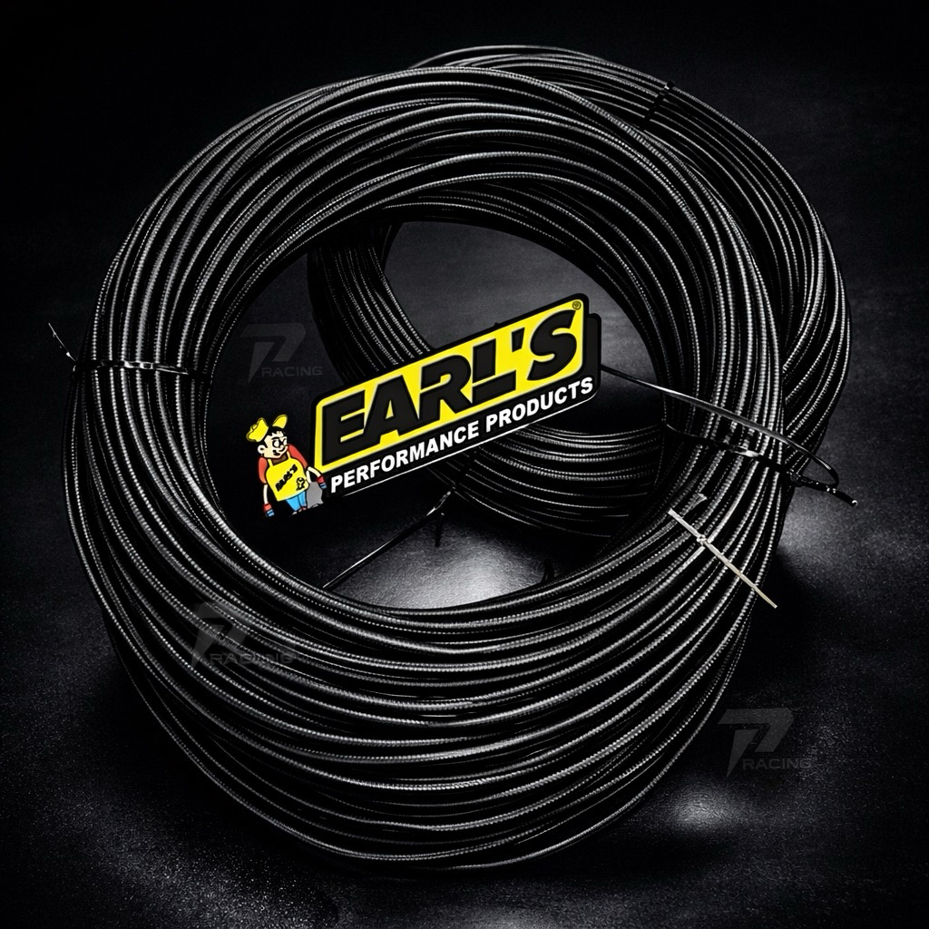 EARL'S Speed Flex Cabon แท้ สายเอิร์น สีคาบอน เบรค แท้ 100% (ราคาต่อ1นิ้ว)made in UK สายเบรคคุณภาพสูง #รับประกันคุณภาพ