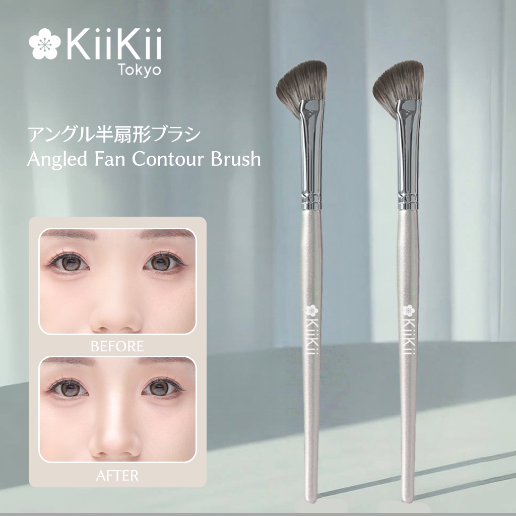 KiiKii Beauty แปรงรองพื้น แปรงซิกแซกปัดไฮไลท์ แปรงปัดแก้ม ขนแปรงนุ่ม กระจายแสงเนียน ใช้กับครีม/ผง