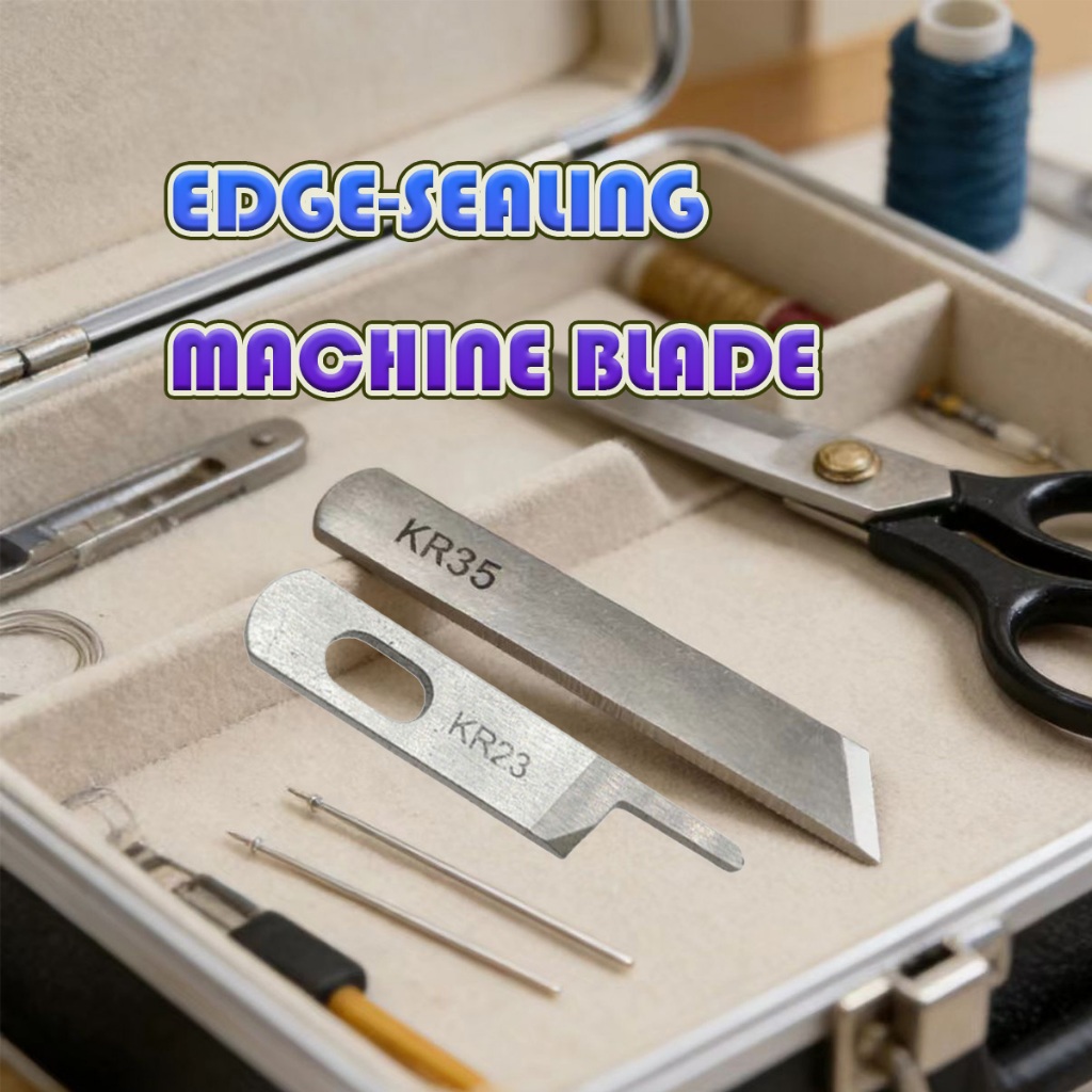 ใบมีดจักรโพ้ง สำหรับเครื่อง747 ใบมีดบนKR23 ใบมีดล่างKR35 อุตสาหกรรม 4เส้น อุปกรณ์เสริมแบบเปลี่ยน