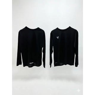 VOLT ACCE 003 RUNNING ACADEMY เสื้อวิ่งแขนยาว เสื้อออกกำลังกาย สีดำ ผ้าเบา แห้งไว