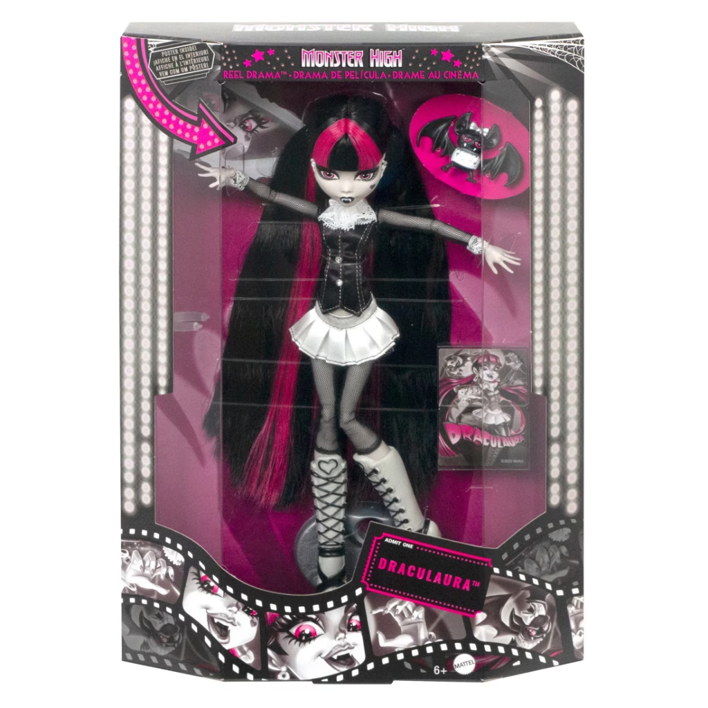 พร้อมส่งจากไทย!! สินค้าใหม่ Monster High Reel Drama Draculaura Collector Doll