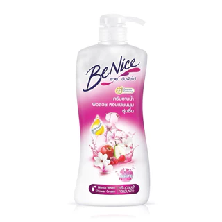 Be Nice บีไนซ์ ชาวเวอร์ Benice Shower ครีมอาบน้ำ ขวดปั๊ม450 มล. ถุงเติม สบู่เหลว 400มล.