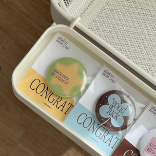 (พร้อมส่ง) เข็มกลัด *พร้อมแผ่นรอง* ของขวัญปัจฉิม เข็มกลัดปัจ…