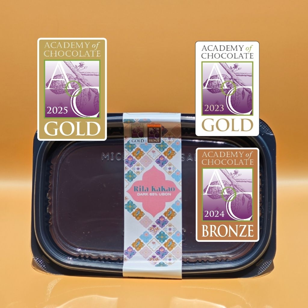 โกโก้แมส 65%อุบลฯ ช็อกโกแลตแท้ เกรดพรีเมี่ยม [Cocoa mass 65%Ubon Dark Chocolate] (Craft Chocolate 500g)