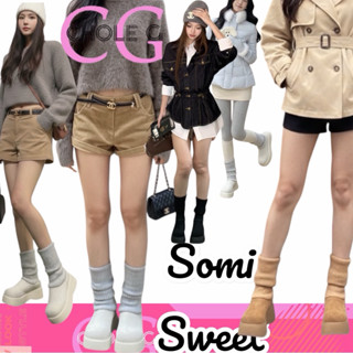 [ส่งด่วนถึงภายใน3ชม.ได้👍]Chole G:Somi Sweet Blink Boots รองเ…