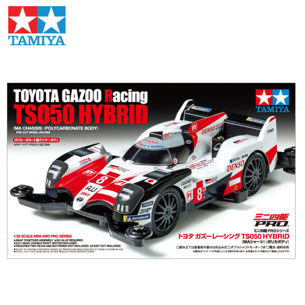 TAMIYA 18652 TOYOTA GAZOO Racing TS050 HYBRID （MA CHASSIS）（POLYCARBONATE BODY）ของแท้