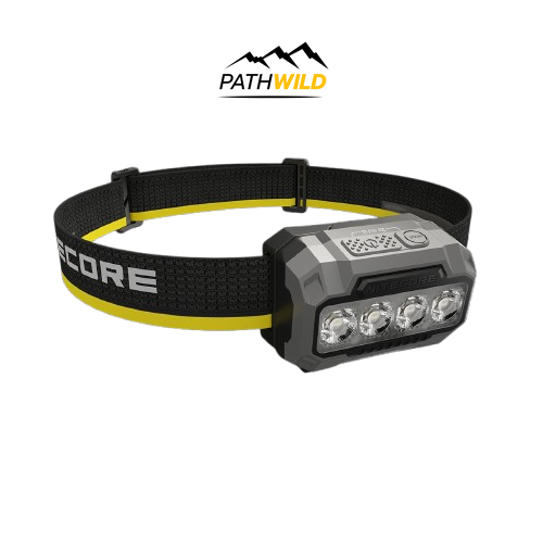 NITECORE HA23 UHE 600 Lumens (Alkaline AAA) ไฟฉายคาดหัว ความสว่าง 600ลูเมน น้ำหนักเบา พกพาสะดวก สำหร
