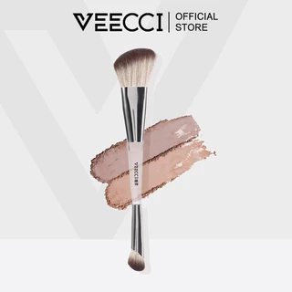 VEECCI แต่งหน้า คุณภาพสูง แปรง แปรงปัดแก้ม แปรงปัดแป้ง หัวแปรง อ่อนนุ่ม ใช้ได้จริง 1แพ็ค(100% ของแท้)
