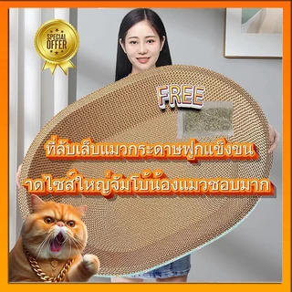 อ่างลับเล็บแมว ทรงวงรี ที่ลับเล็บแมว คุณภาพดี ที่ลับเล็บแม 2in1 กระดาษลับเล็บวงรี ที่ลับเล็บแมว รูปอ่าง ที่ฝนเล็บแมว