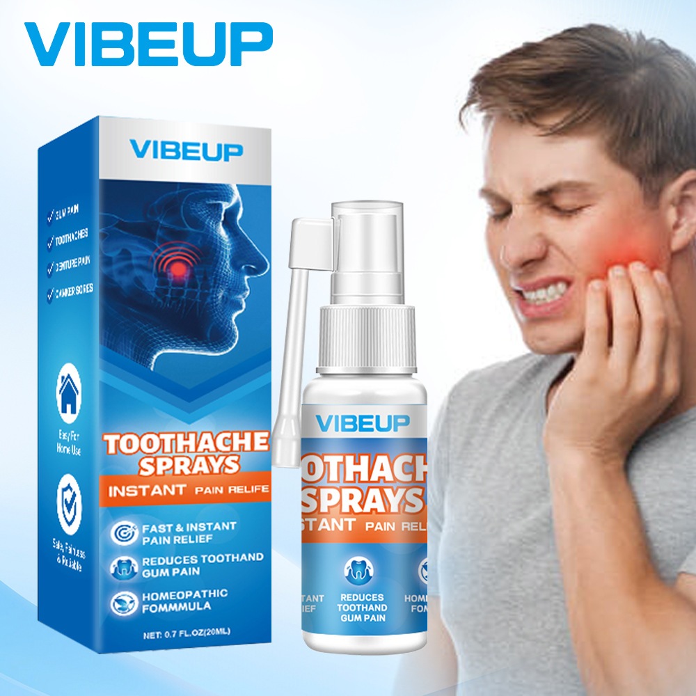 Oral care - Loose teeth - Toothache spray - Herbal antibacterial spray - Oral care - Pain reliever for toothache