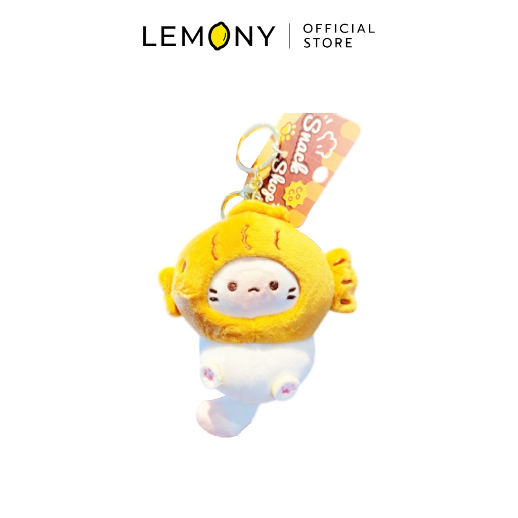 LEMONY พวงกุญแจ Coco Cat ซีรีส์ Taiyaki Style