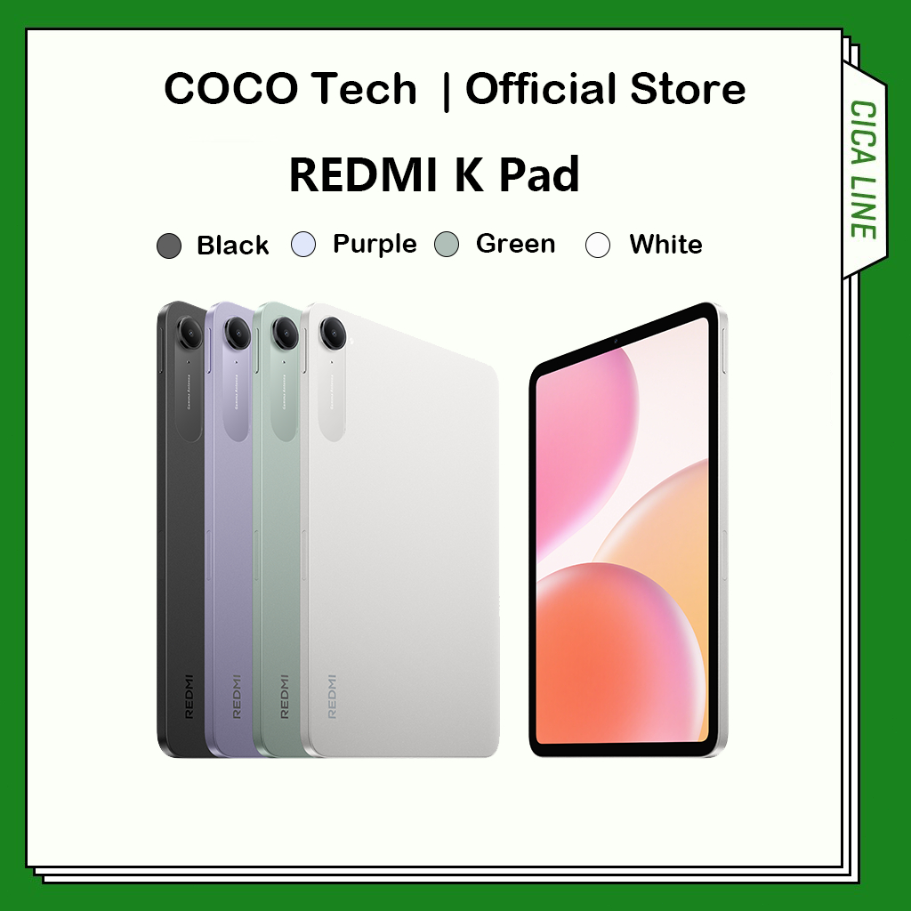 REDMI K Pad Mediatek Dimensity 9400+ 8.8" 3K 165Hz LCD Screen 7500mAh Battery 67W Xiaomi HyperOS 2