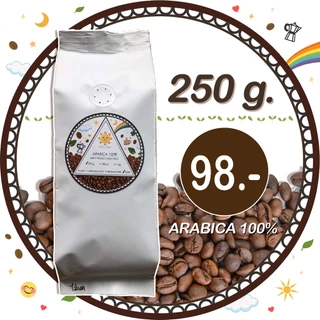 เมล็ดกาแฟคั่วบด Arabica 100% ☕ ขนาด 250 กรัม ☕ 🌈 ดอยแม่สลอง 🌈 คั่วใหม่ๆ กาแฟสด ☕ ราคาขายส่ง ร้านกาแฟ