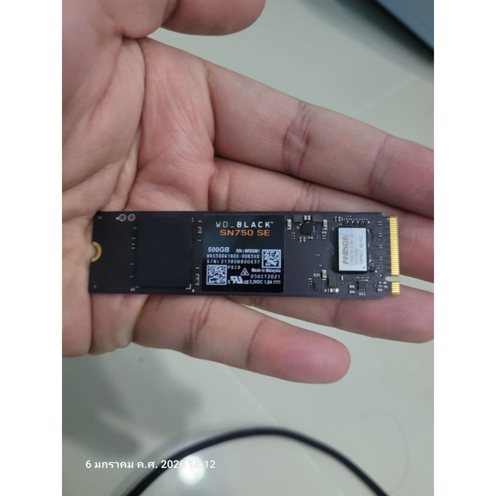ssd wd black sn750 se 500gb มือสอง