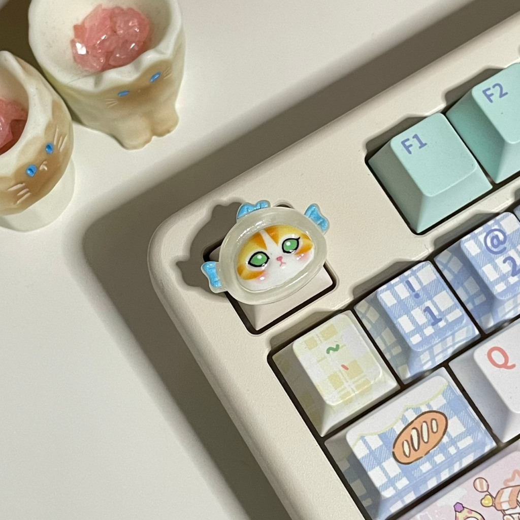PNS091 [keycap] คีย์แคปSanrioหน้าน้องแมว สำหรับ Mechanical Keyboard รูปที่ 2