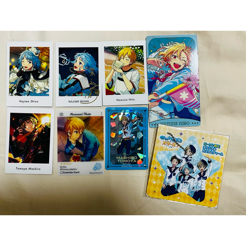 Ensemble Stars อันสึตะ Ra*bits ของสะสม การ์ด โพลารอยด์ [Shino Hajime, Tomoya Mashiro, Nazuna Nito]