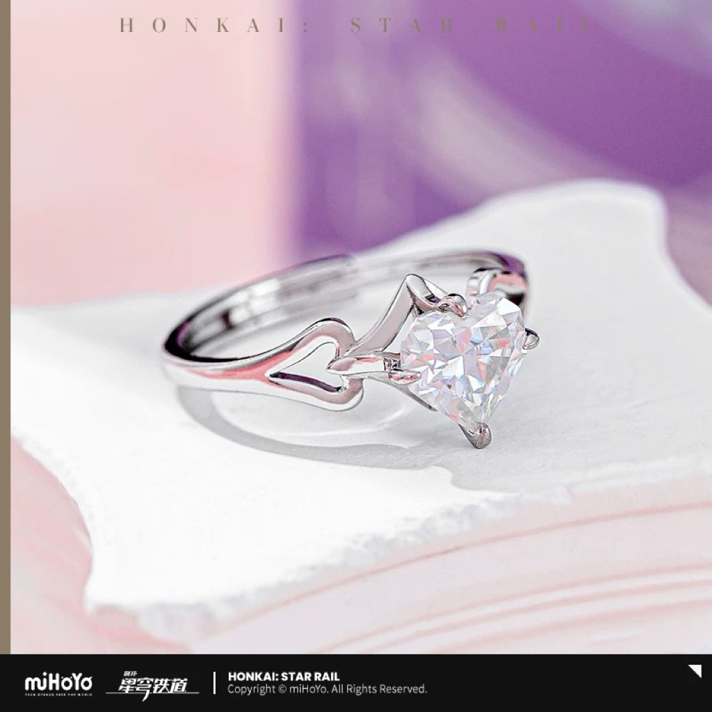 [PRE-ORDER อ่านรายละเอียดก่อนซื้อ][Honkai Star Rail] Cyrene Gift Box Rings with the theme “O” written together แหวนไซรีน