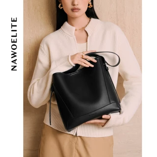NAWOELITE Bucket Bag กระเป๋า กระเป๋าสะพายแฟชั่น กระเป๋าสะพายไหล่ กระเป๋าสะพายข้างผู้หญิง กระเป๋าถังคลาสสิค crossbodybag
