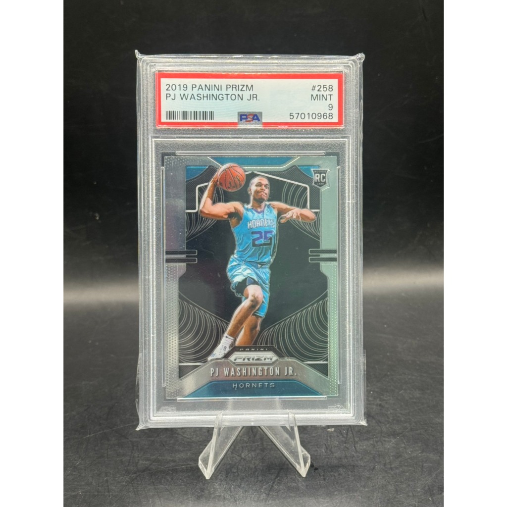 👑 **PJ WASHINGTON JR.** PSA 9 MINT! 2019 Panini Prizm **ROOKIE CARD #258**