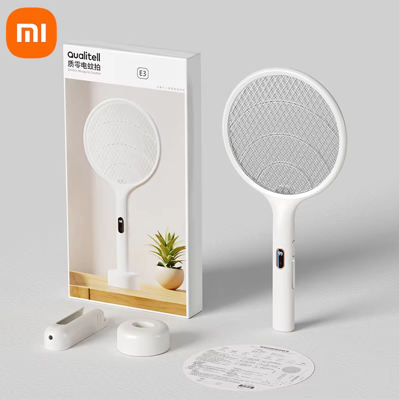 Xiaomi Qualitell ไม้ตียุงไฟฟ้า ไม้ตียุง ไม้ช็อตยุงไฟฟ้า ไม้ช็อตยุง เครื่องดักแมลง ดักยุง2in1