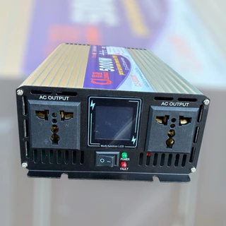 อินเวอร์เตอร์ 5000W12V/24V /48V CJ รุ่นใหม่ล่าสุด Pure Sine Wave 12V → 220V ไฟนิ่ง เสถียร ปลอดภัย