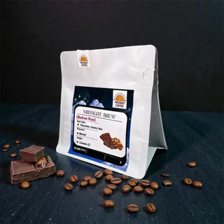 Mooday เมล็ดกาแฟ Colombia [กลิ่นมิ้นท์ช็อก-Midnight Brew] อาราบิก้า 100% คั่วกลาง หอมธรรมชาติ ไม่เติมน้ำตาล