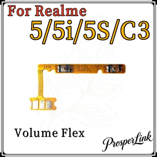 สําหรับ OPPO Realme 5 5i 5S C3 C3i ปุ่ม Flex บน/ปิดปุ่มสวิทช์ด้านข้าง Key Volume Up Down Flex สายโทรศัพท์มือถือ Part