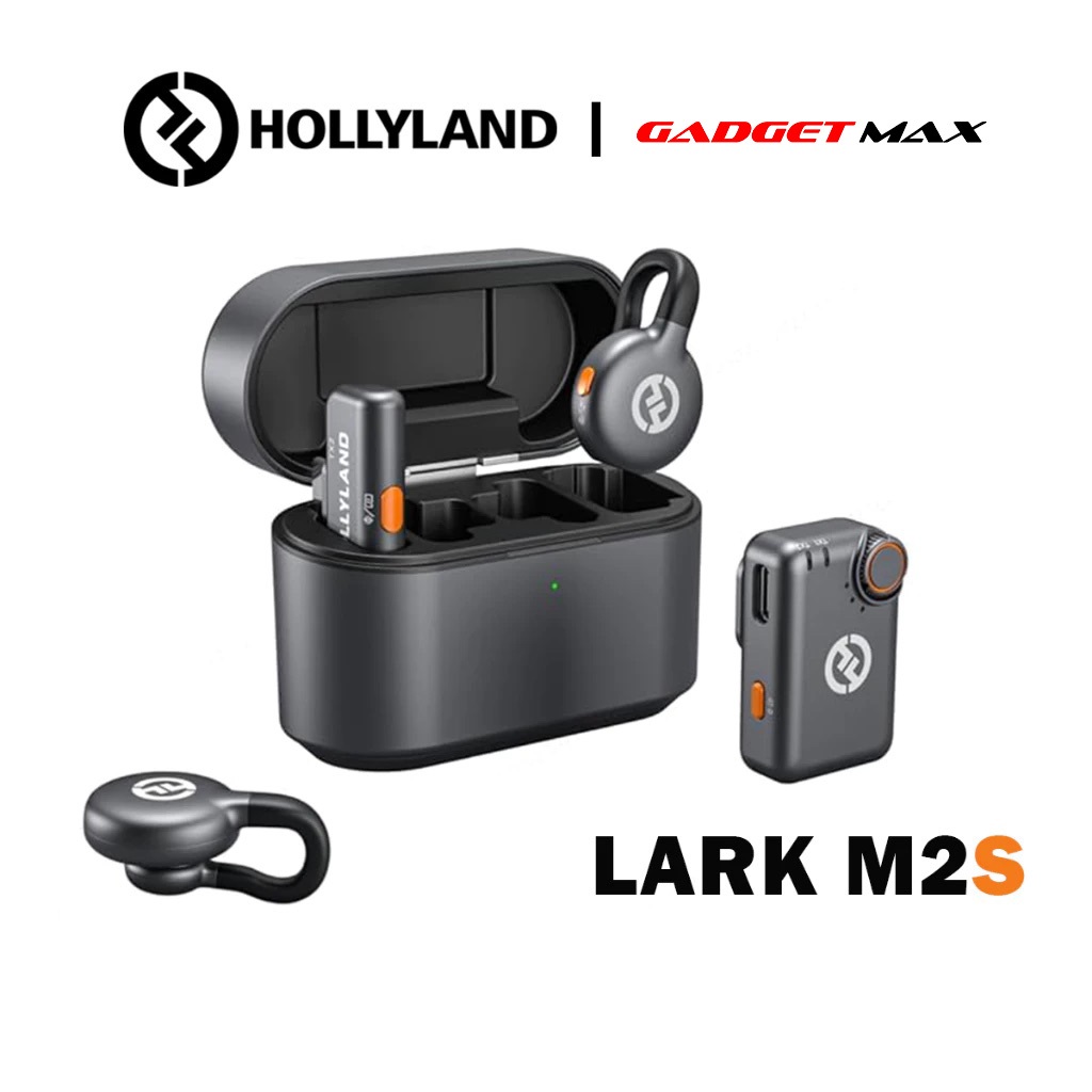 Hollyland Lark M2S & Lark A1 ไมโครโฟนไร้สาย ไมโครโฟนแบบหนีบเสื้อ สําหรับ Phone/กล้อง/PC  Vlog