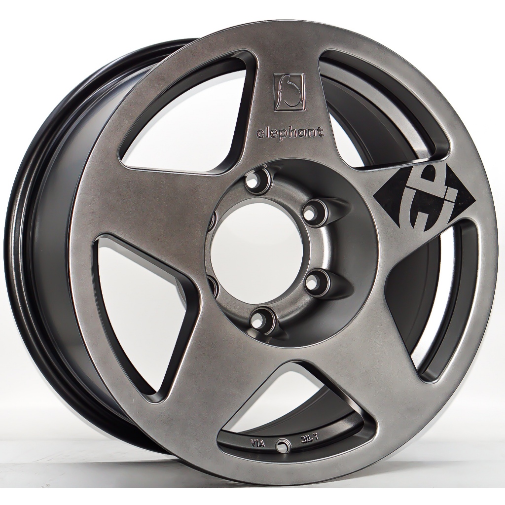 ล้อแม็ก Kspeed Bradley สีคาร์บอนเกรย์(CRB Grey) กว้าง 8-16นิ้ว 6รู139 offset10