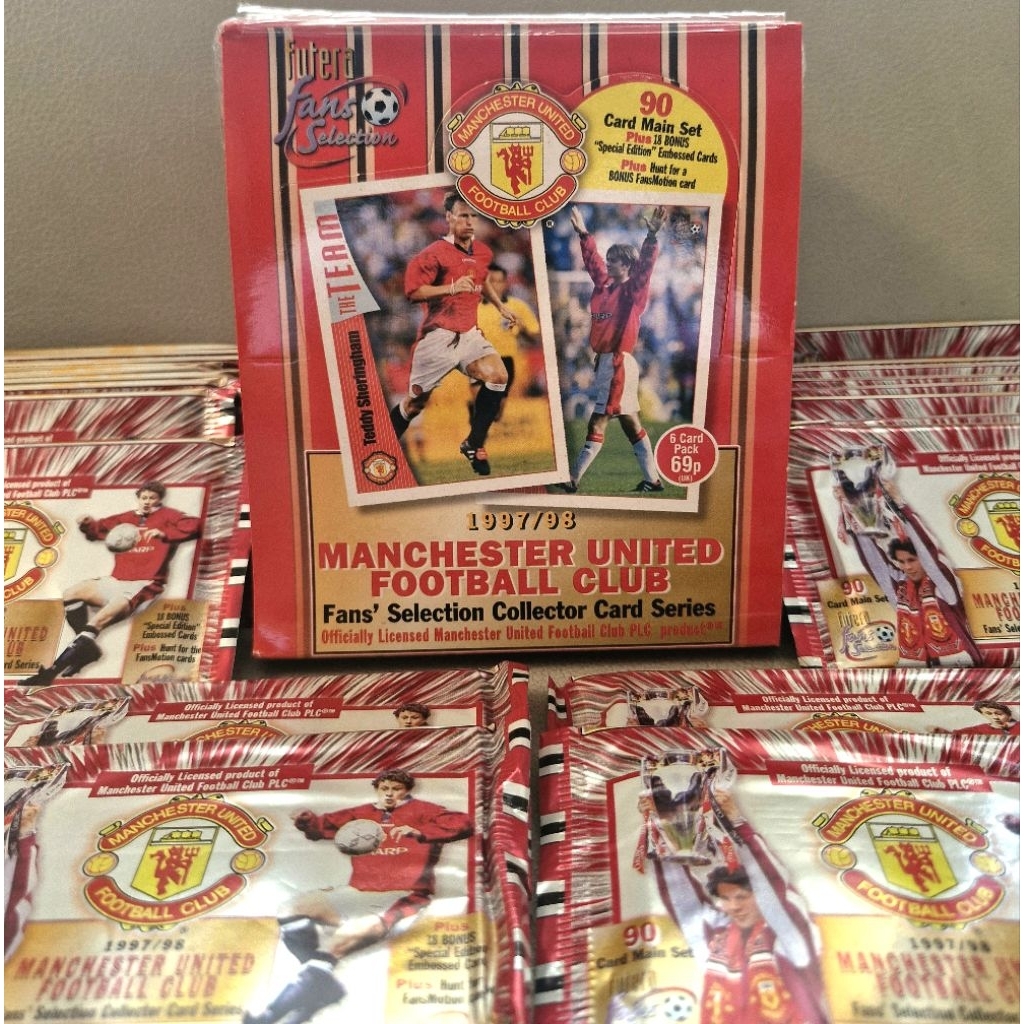 การ์ดฟุตบอล แมนยู | Manchester United Futera Fans Selection 1997/98