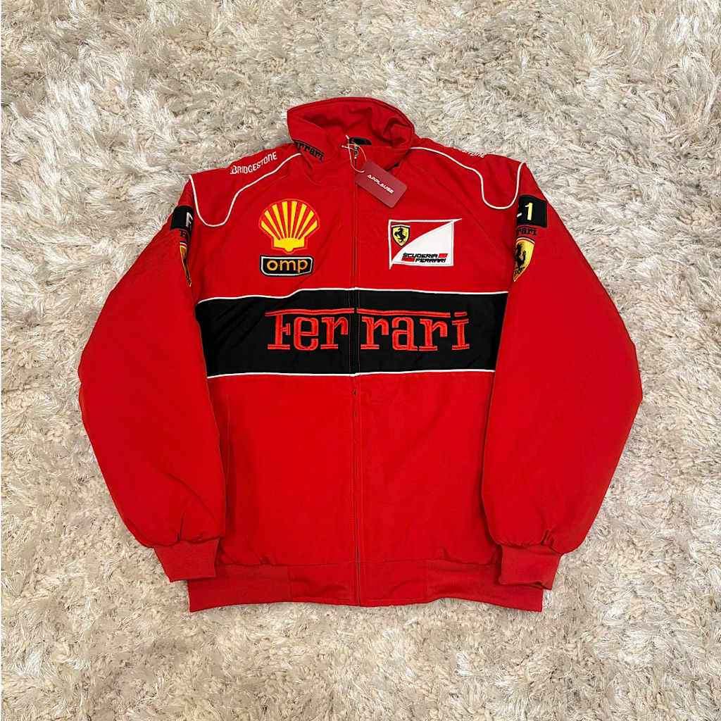 เสื้อแจ็คเก็ต Custom ลาย Ferrari🏎️
